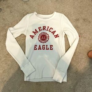 American eagle waffle knit sweater